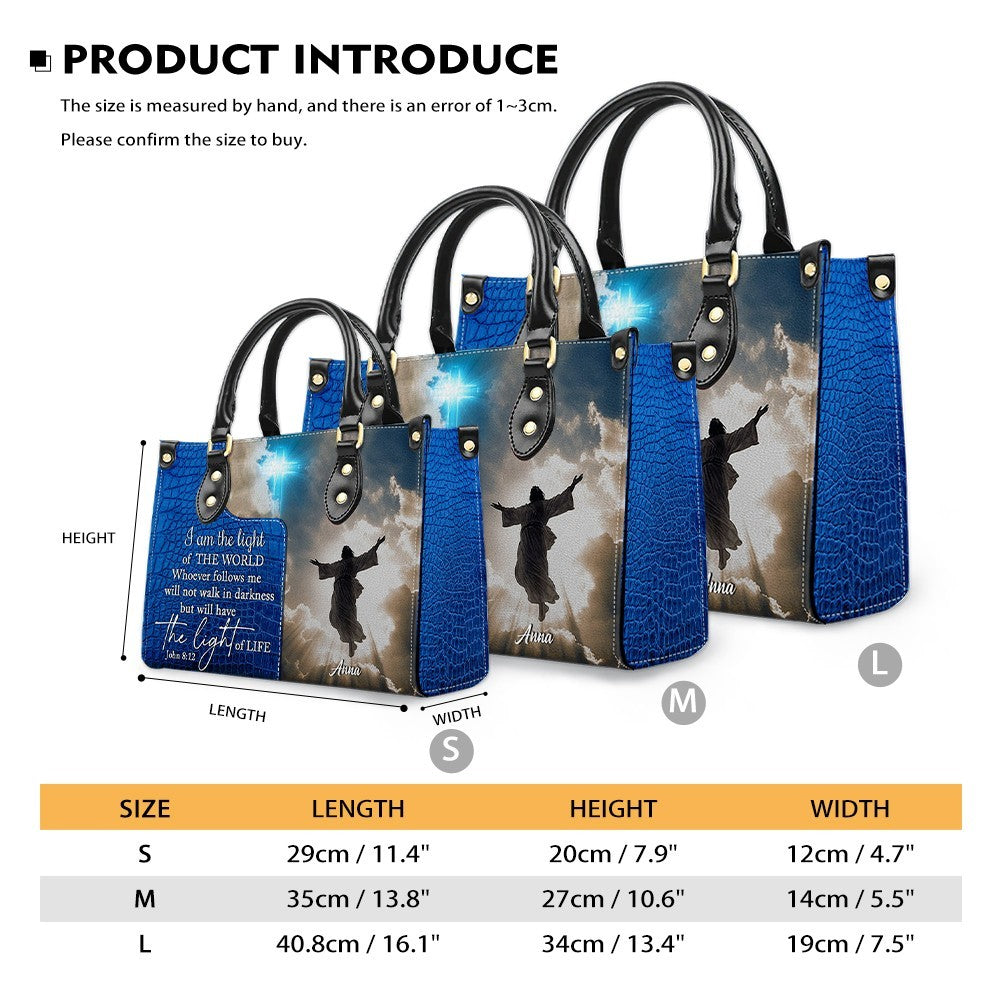 Personalized Christian Leather Handbag