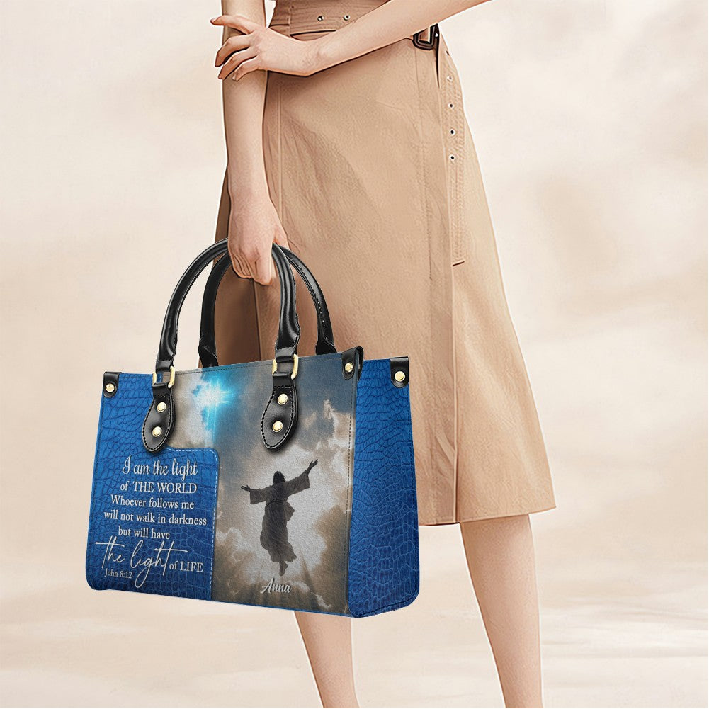 Personalized Christian Leather Handbag