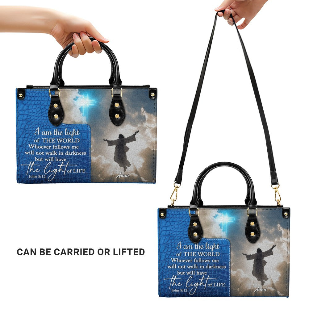 Personalized Christian Leather Handbag