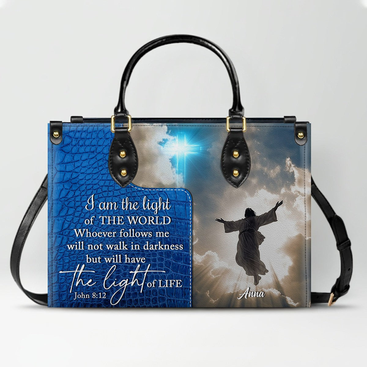 Personalized Christian Leather Handbag