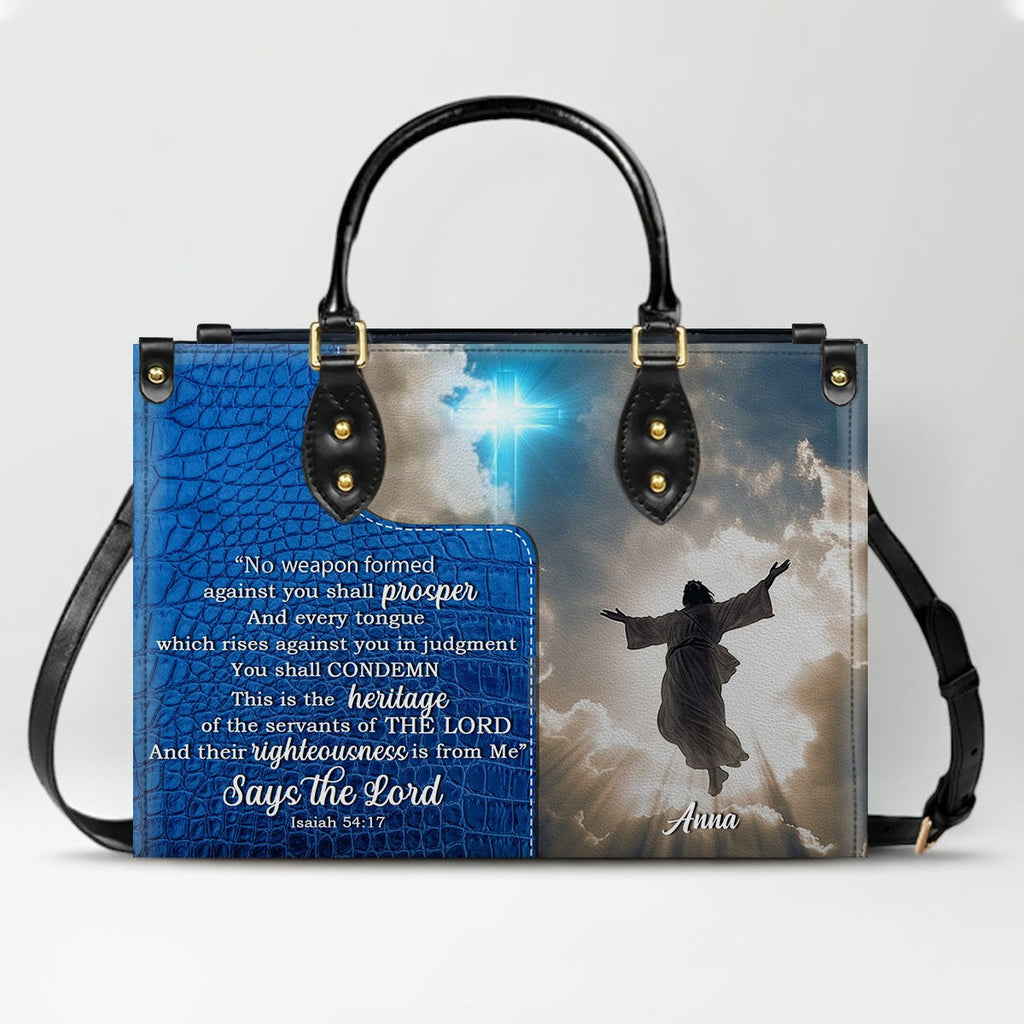 Personalized Christian Leather Handbag