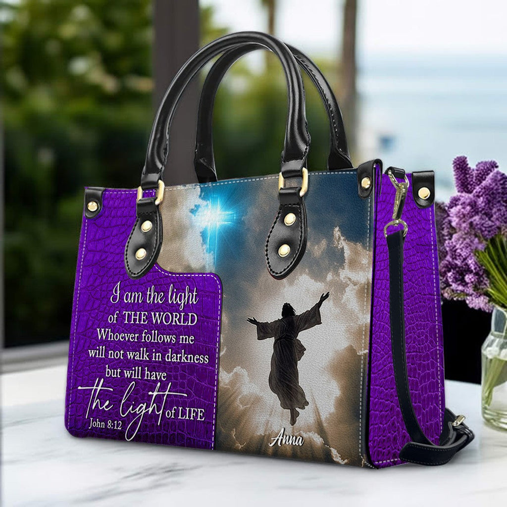 Personalized Christian Leather Handbag