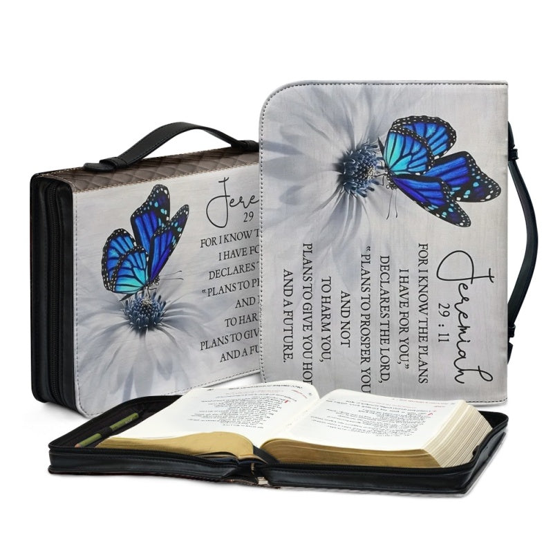 God Is Good Butterfly Personalized Bible Cover