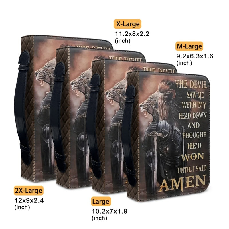 Personalized Jesus Is My God Lion Bible Cover