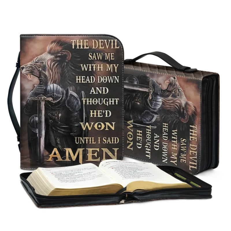 Personalized Jesus Is My God Lion Bible Cover