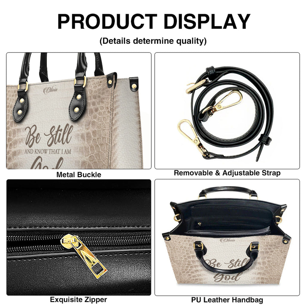 Personalized Christian Leather Handbag & Wallet Set