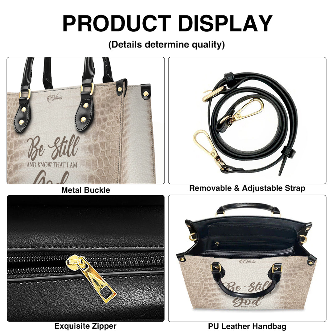 Personalized Christian Leather Handbag & Wallet Set