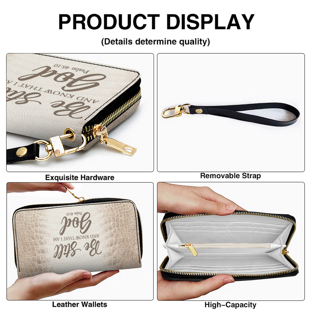 Personalized Christian Leather Handbag & Wallet Set