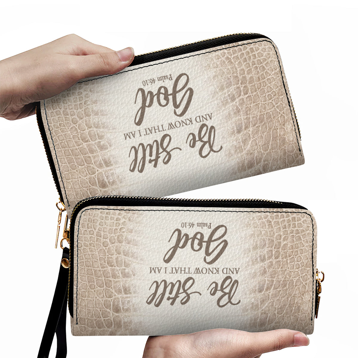 Personalized Christian Leather Handbag & Wallet Set