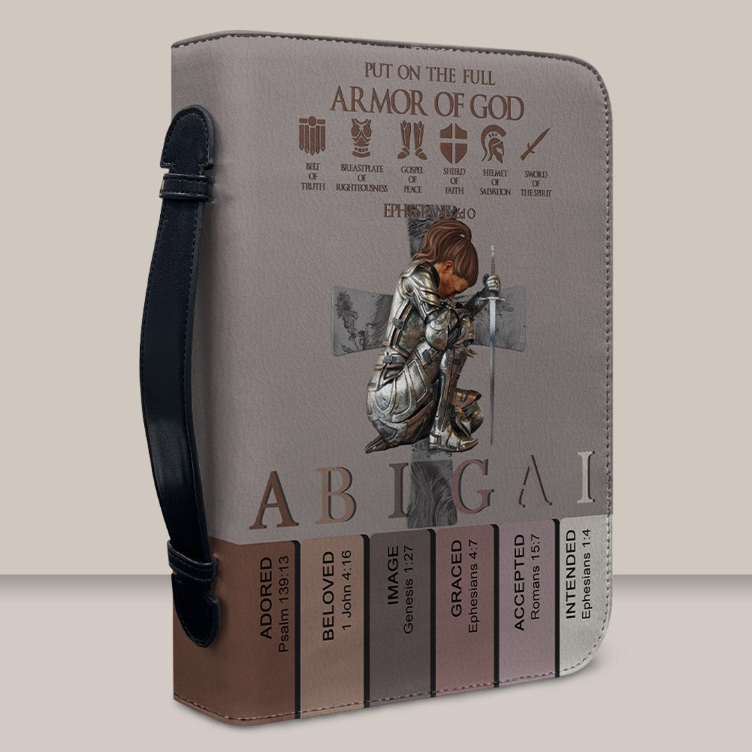 Personalized Armor of God Bible Cover