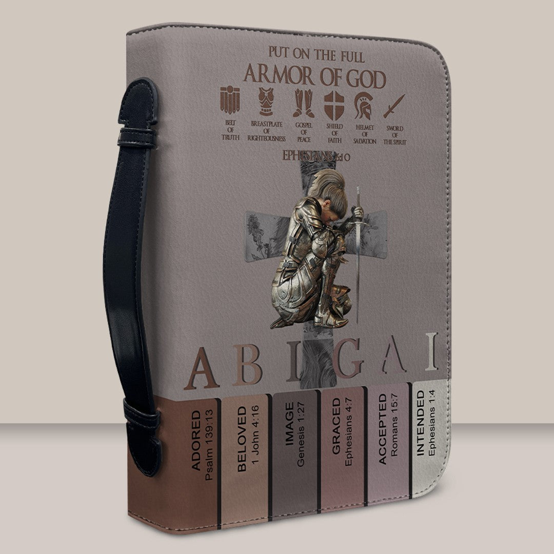 Personalized Armor of God Bible Cover