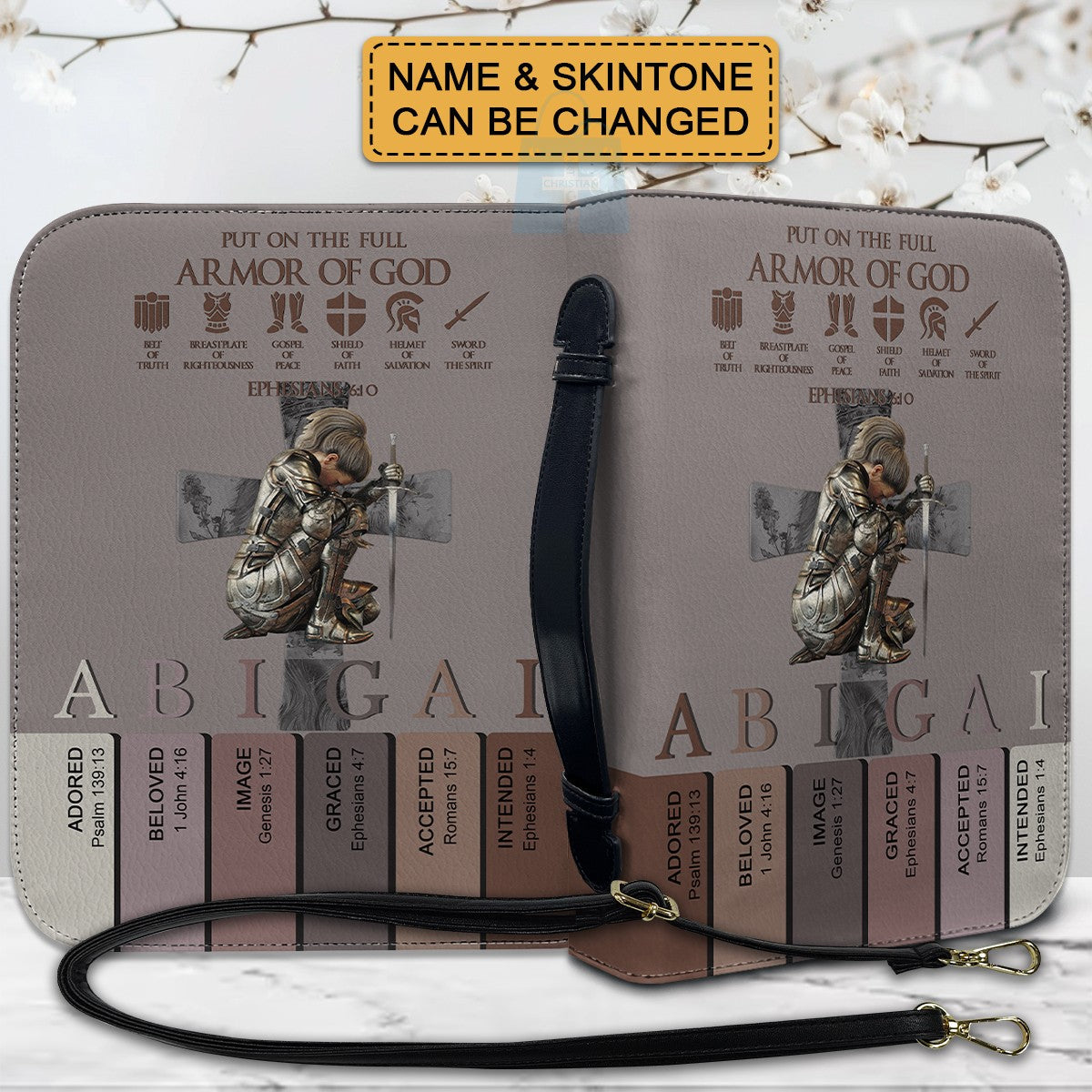 Personalized Armor of God Bible Cover