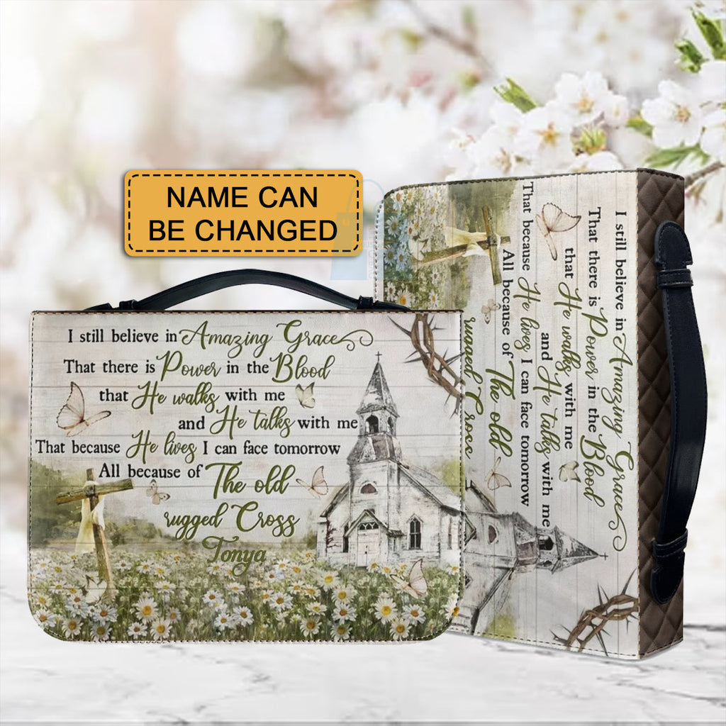 Personalized Amazing Grace Bible Cover