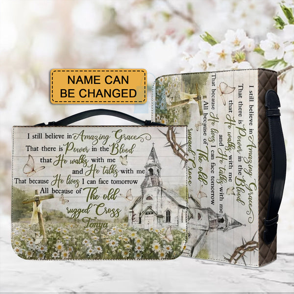 Personalized Amazing Grace Bible Cover