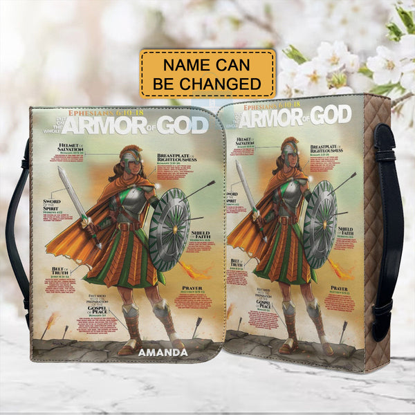 Personalized Armor of God Bible Cover