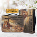 Personalized Be Strong & Courageous Bible Cover