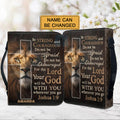Personalized Be Strong and Courageous Bible Cover