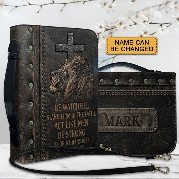 Personalized Lion of Judah Bible Cover Case