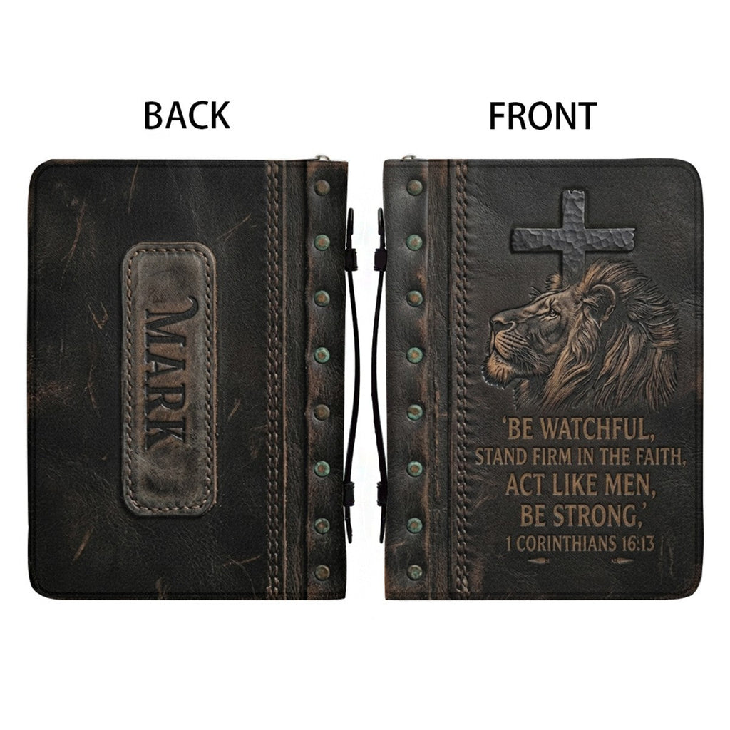 Personalized Lion of Judah Bible Cover Case