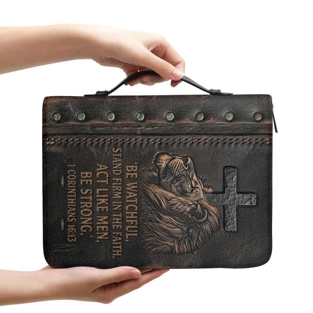 Personalized Lion of Judah Bible Cover Case