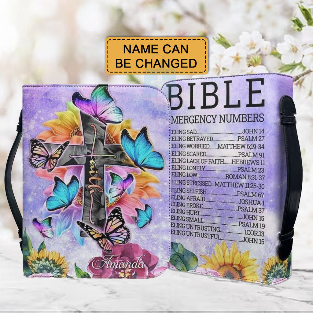 Bible Emergency Numbers Personalized Bible Cover
