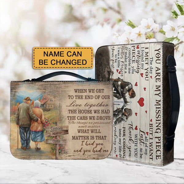 Personalized Couple Warrior Bible Cover