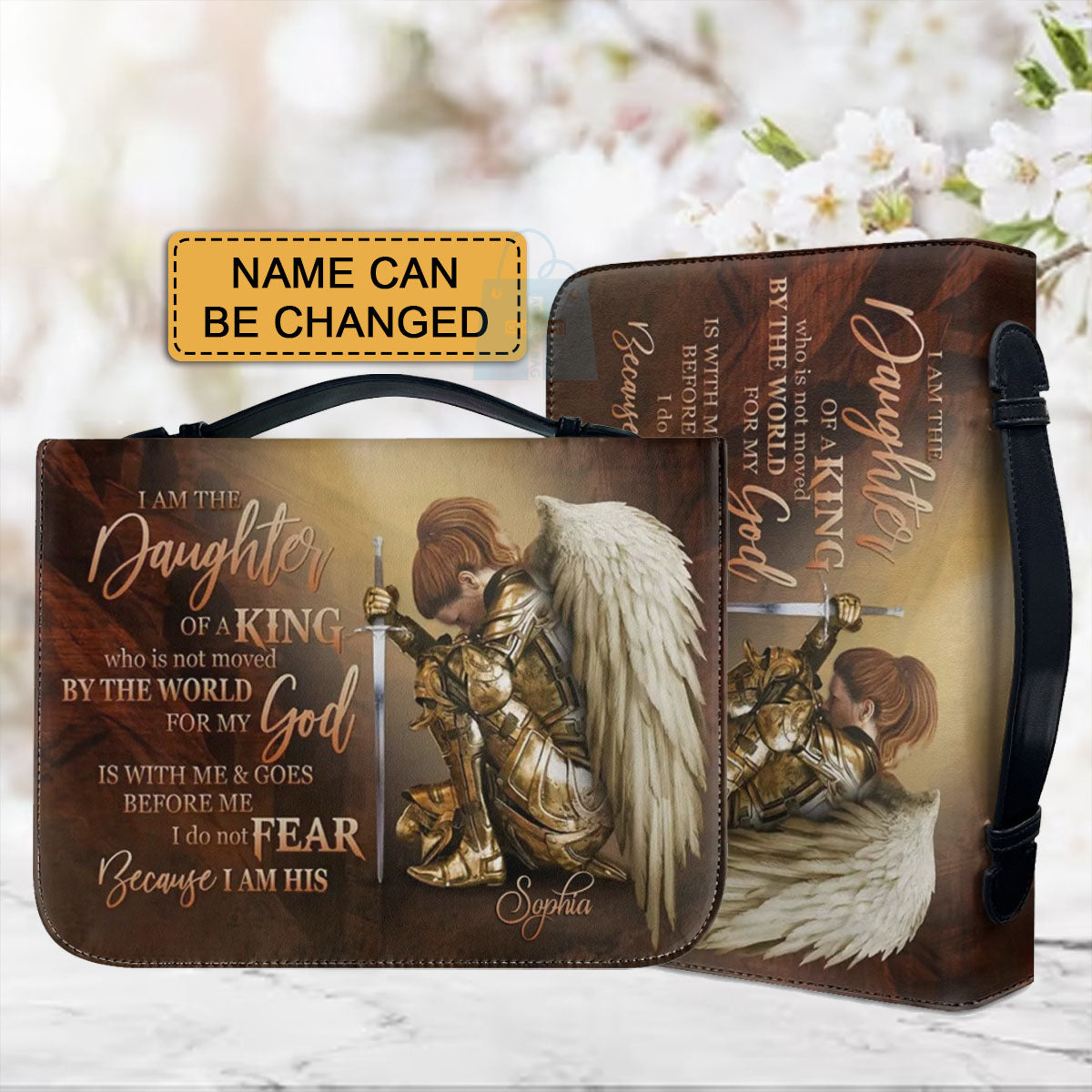 Personalized Daughter of the King Bible Cover