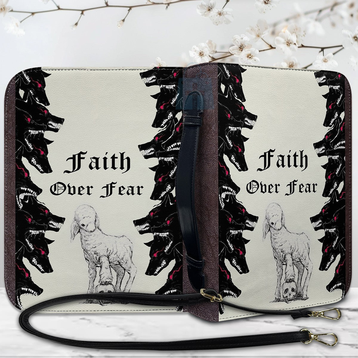 Personalized Faith Over Fear Bible Cover