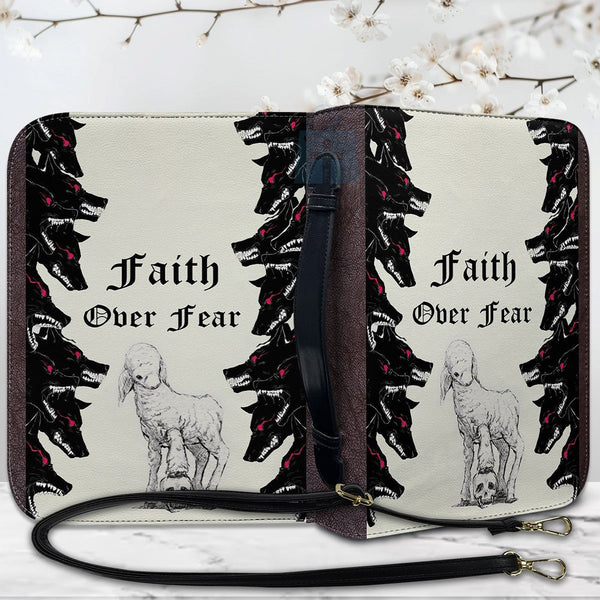 Personalized Faith Over Fear Bible Cover