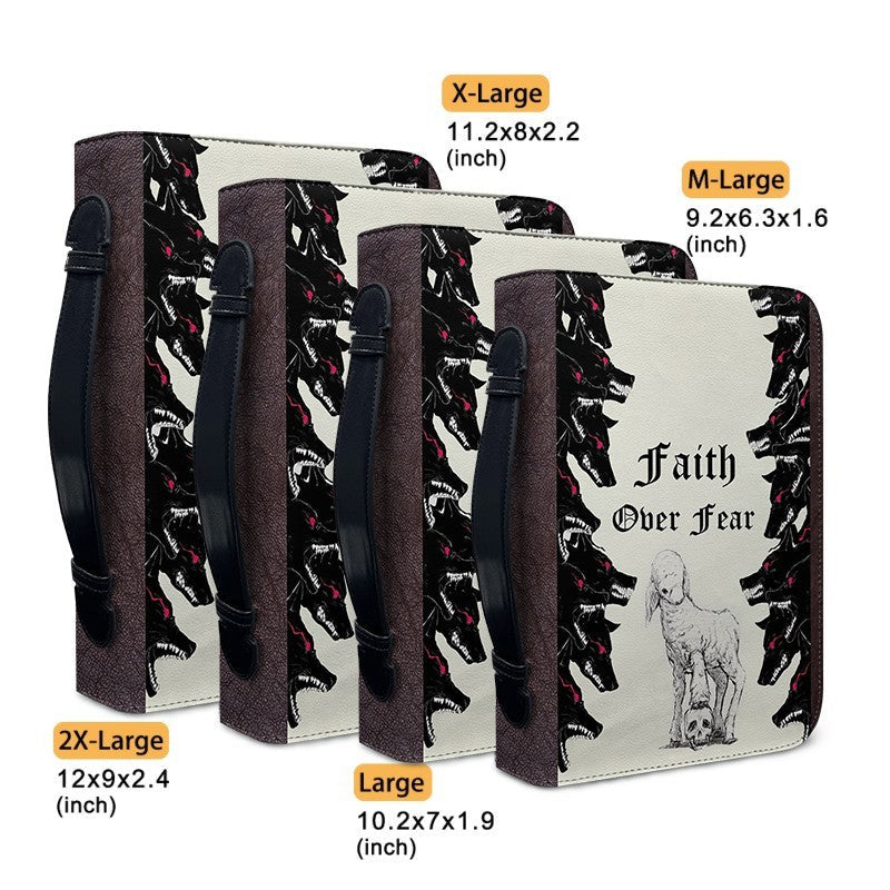 Personalized Faith Over Fear Bible Cover