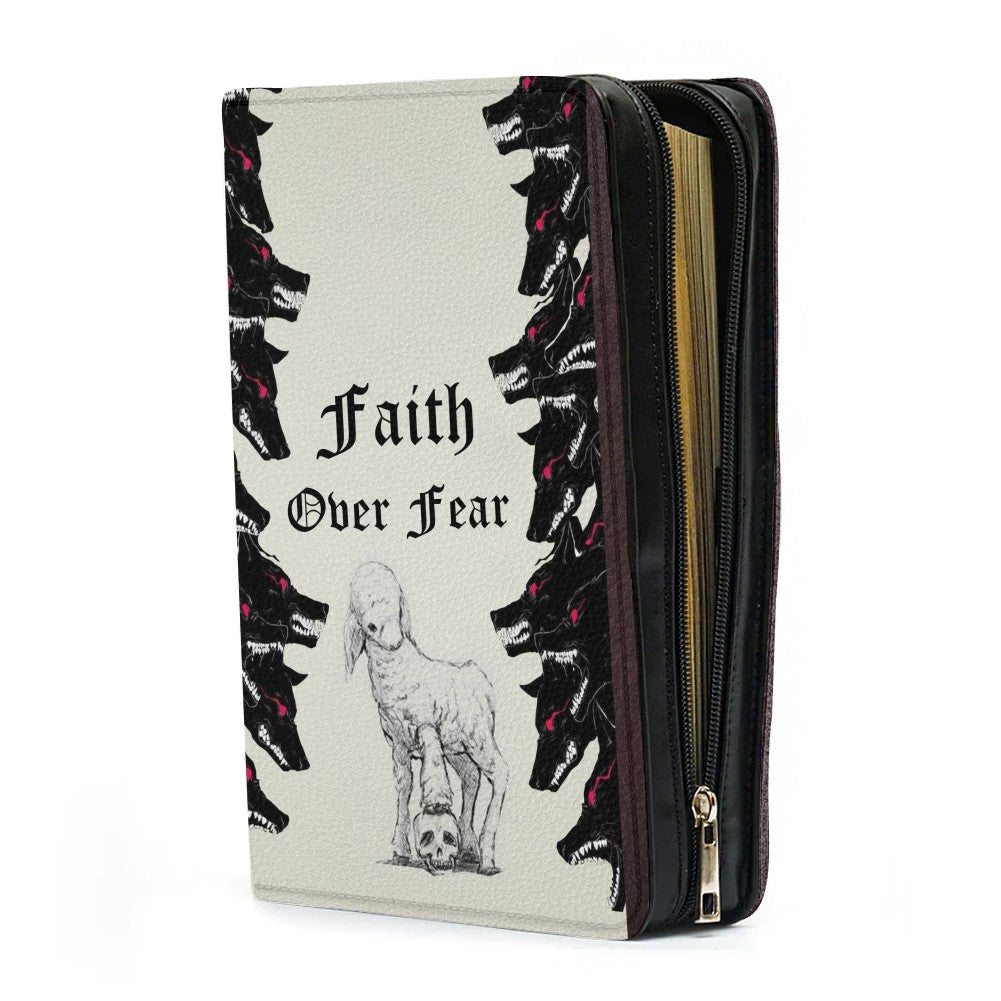 Personalized Faith Over Fear Bible Cover