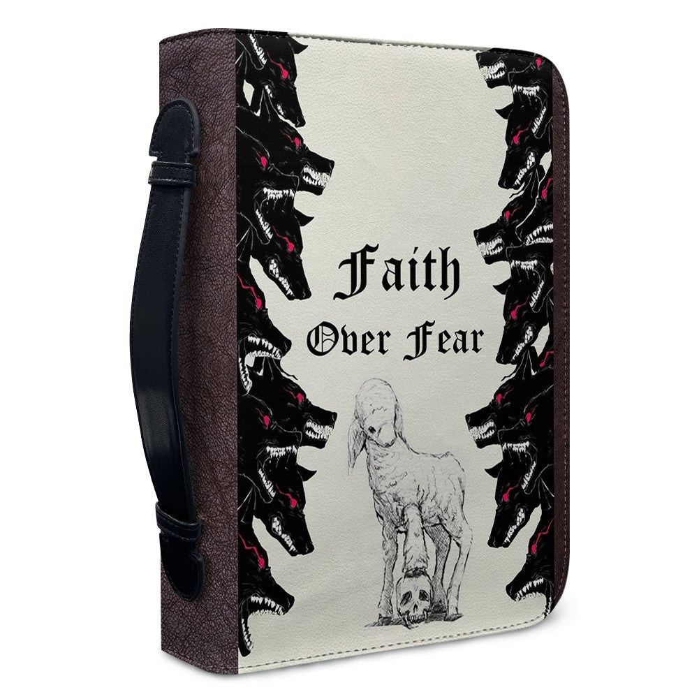 Personalized Faith Over Fear Bible Cover