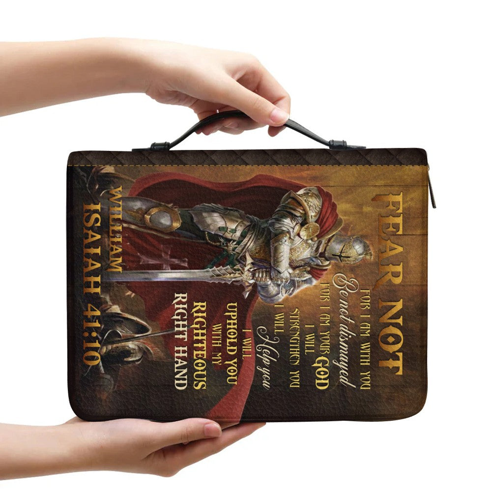 Personalized Armor of God Leather Bible Cover
