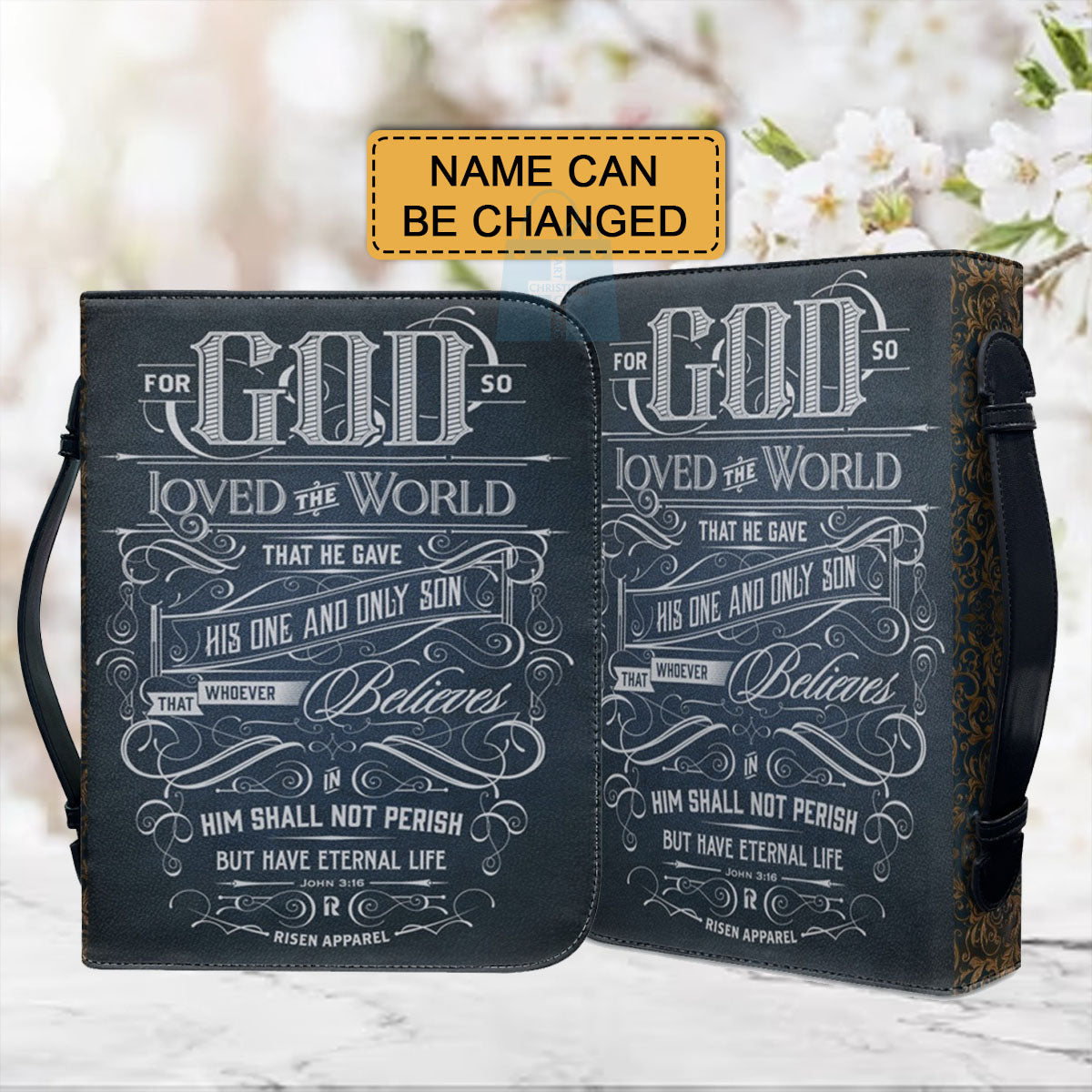 Custom For God So Loved The World Bible Cover