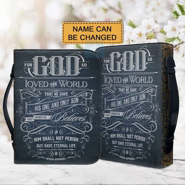 Custom For God So Loved The World Bible Cover