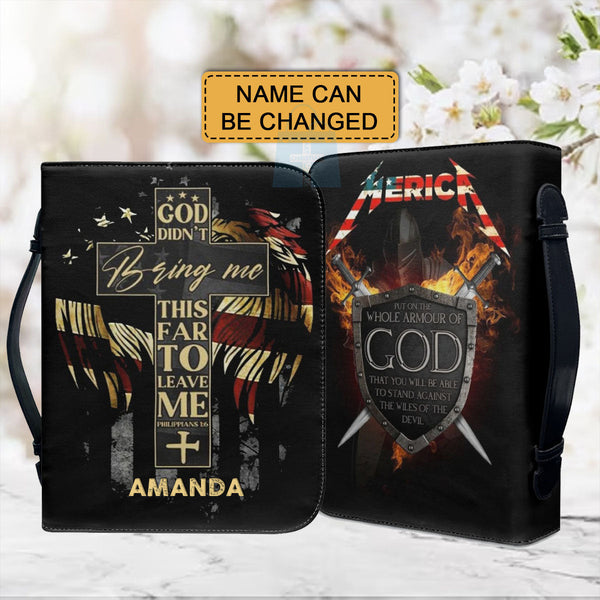 God Didn't Bring Me This Far Bible Cover