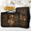 Personalized Lion Faith Affirmations Bible Cover