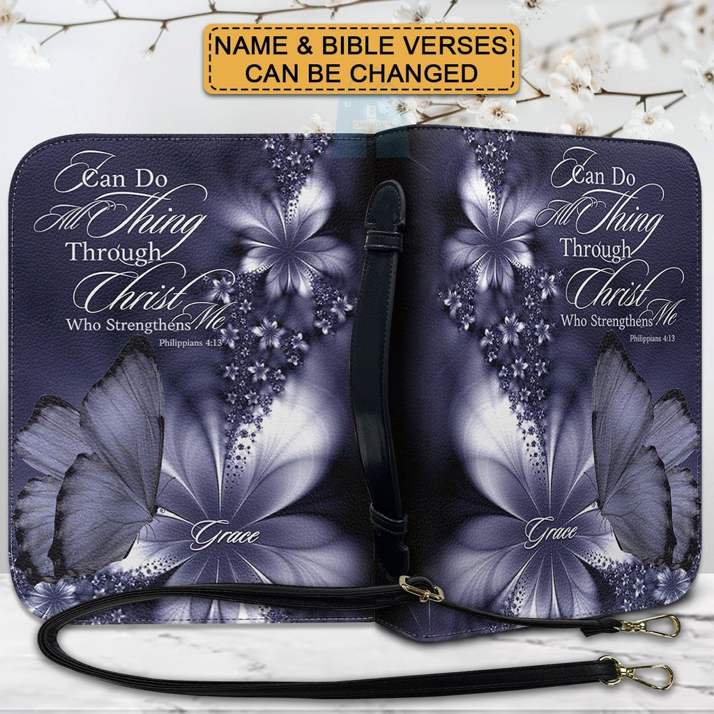 Personalized Butterfly Bible Cover with Name