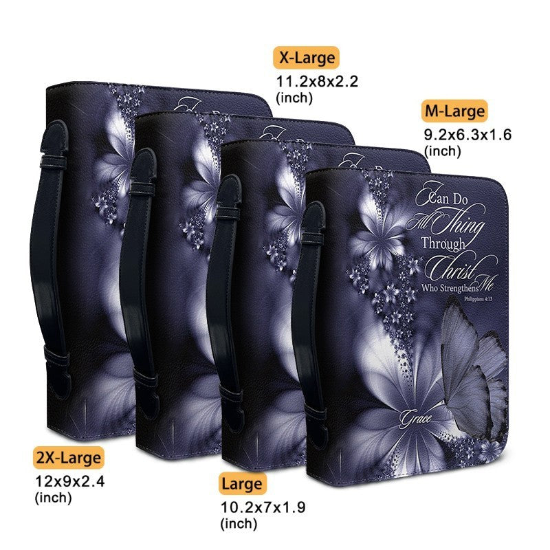 Personalized Butterfly Bible Cover with Name