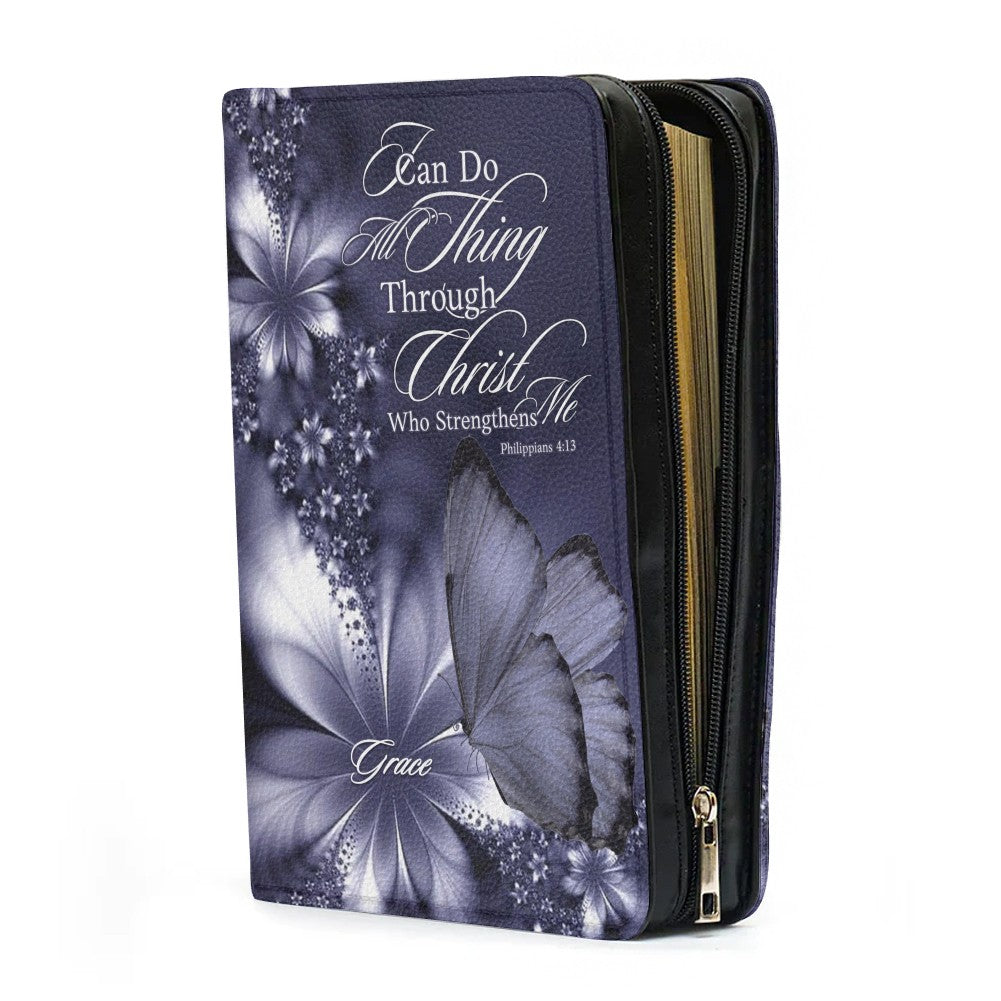 Personalized Butterfly Bible Cover with Name