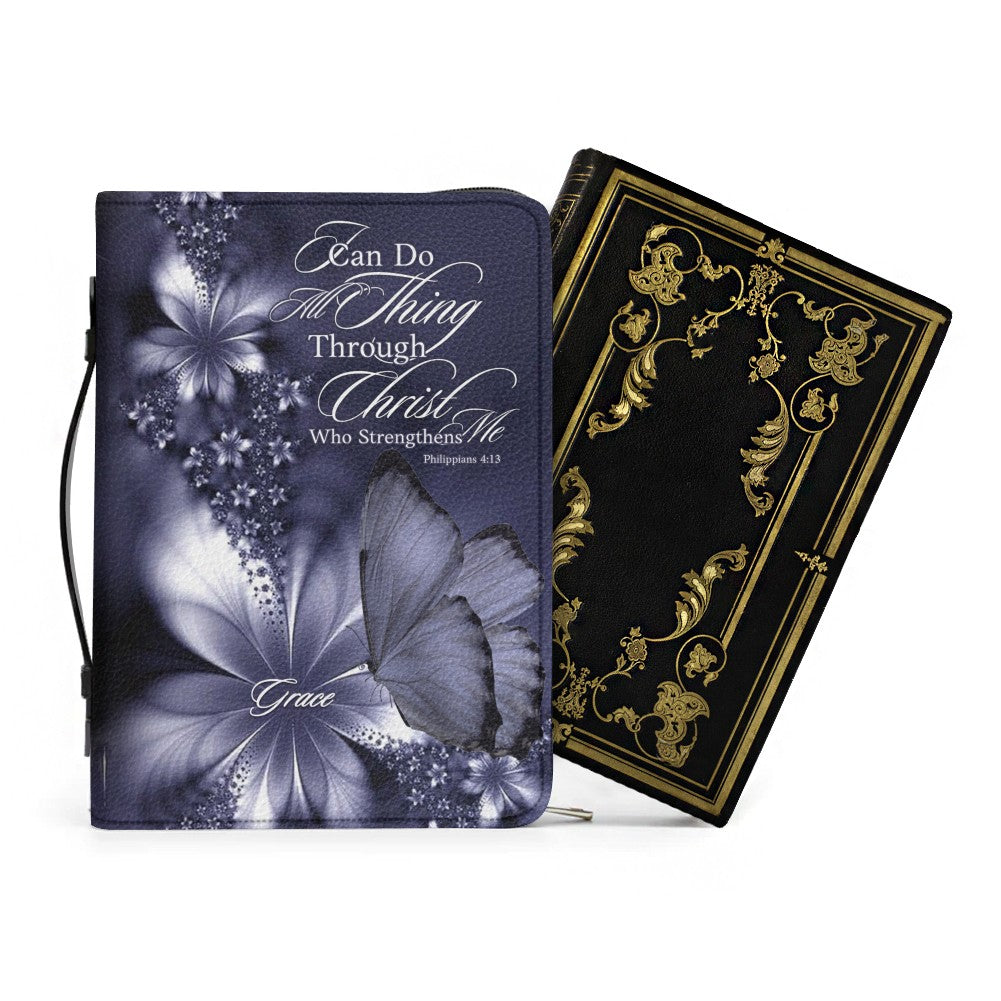 Personalized Butterfly Bible Cover with Name