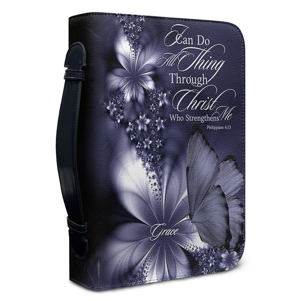 Personalized Butterfly Bible Cover with Name