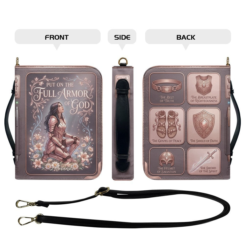 Personalized Full Armor of God Bible Cover Case