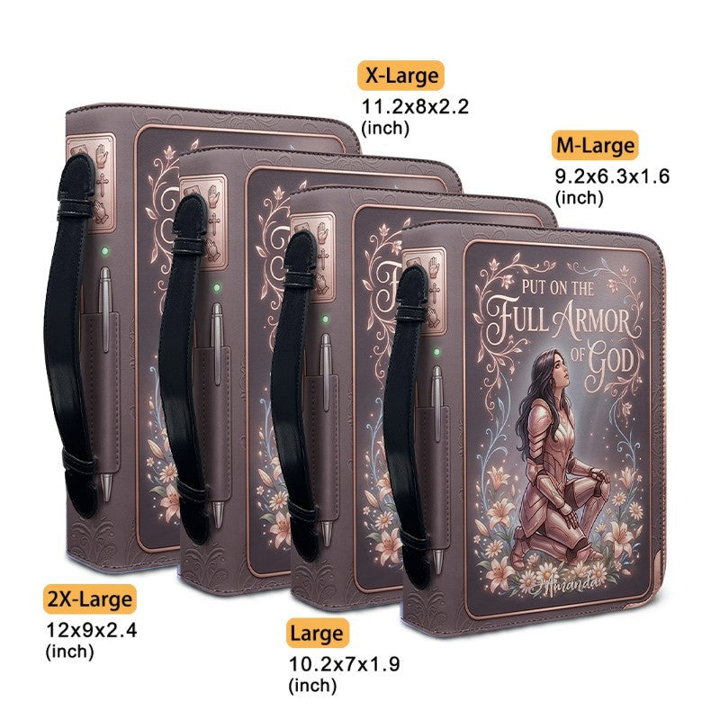 Personalized Full Armor of God Bible Cover Case