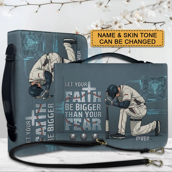 Personalized Baseball Player Bible Cover