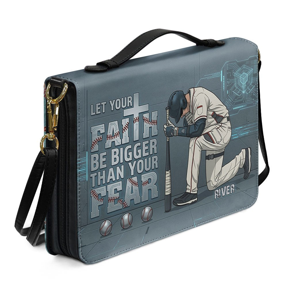 Personalized Baseball Player Bible Cover