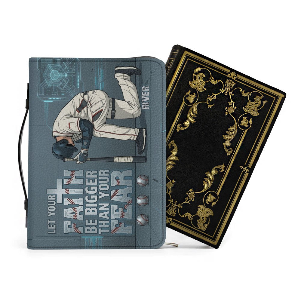 Personalized Baseball Player Bible Cover