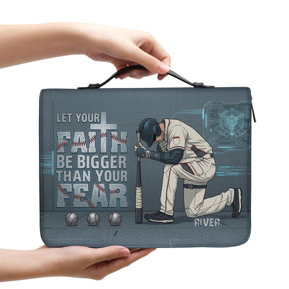 Personalized Baseball Player Bible Cover
