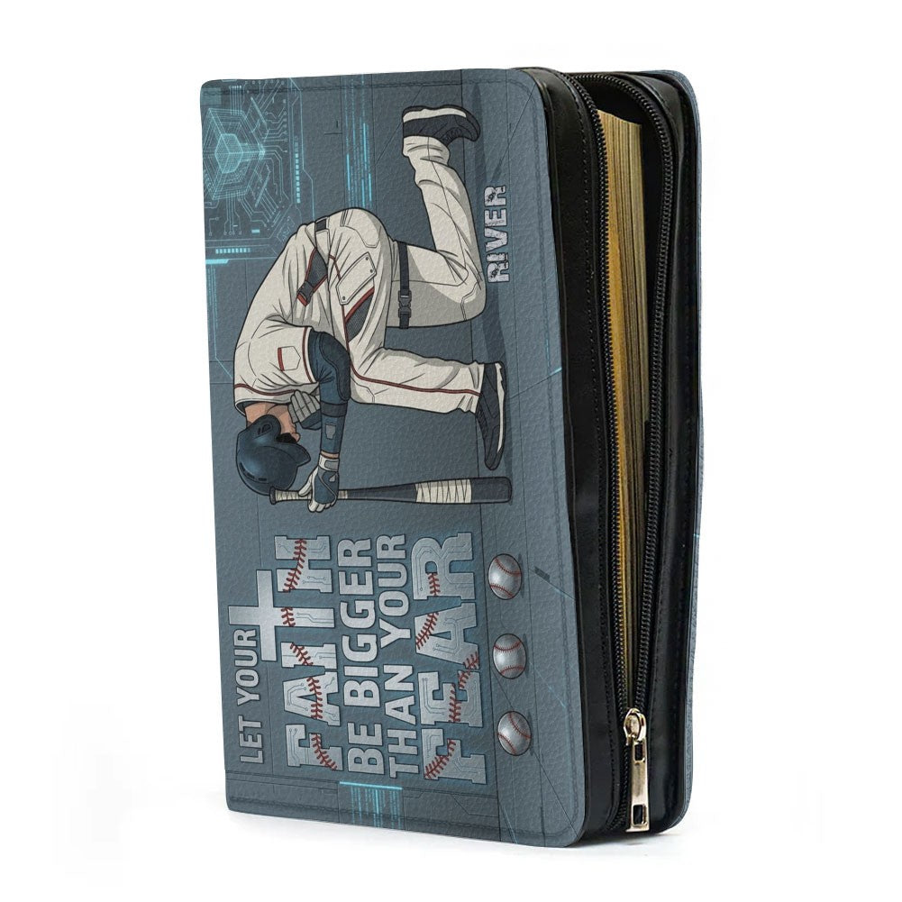 Personalized Baseball Player Bible Cover