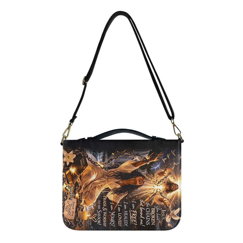 Personalized Jesus Broken The Chains Bible Case